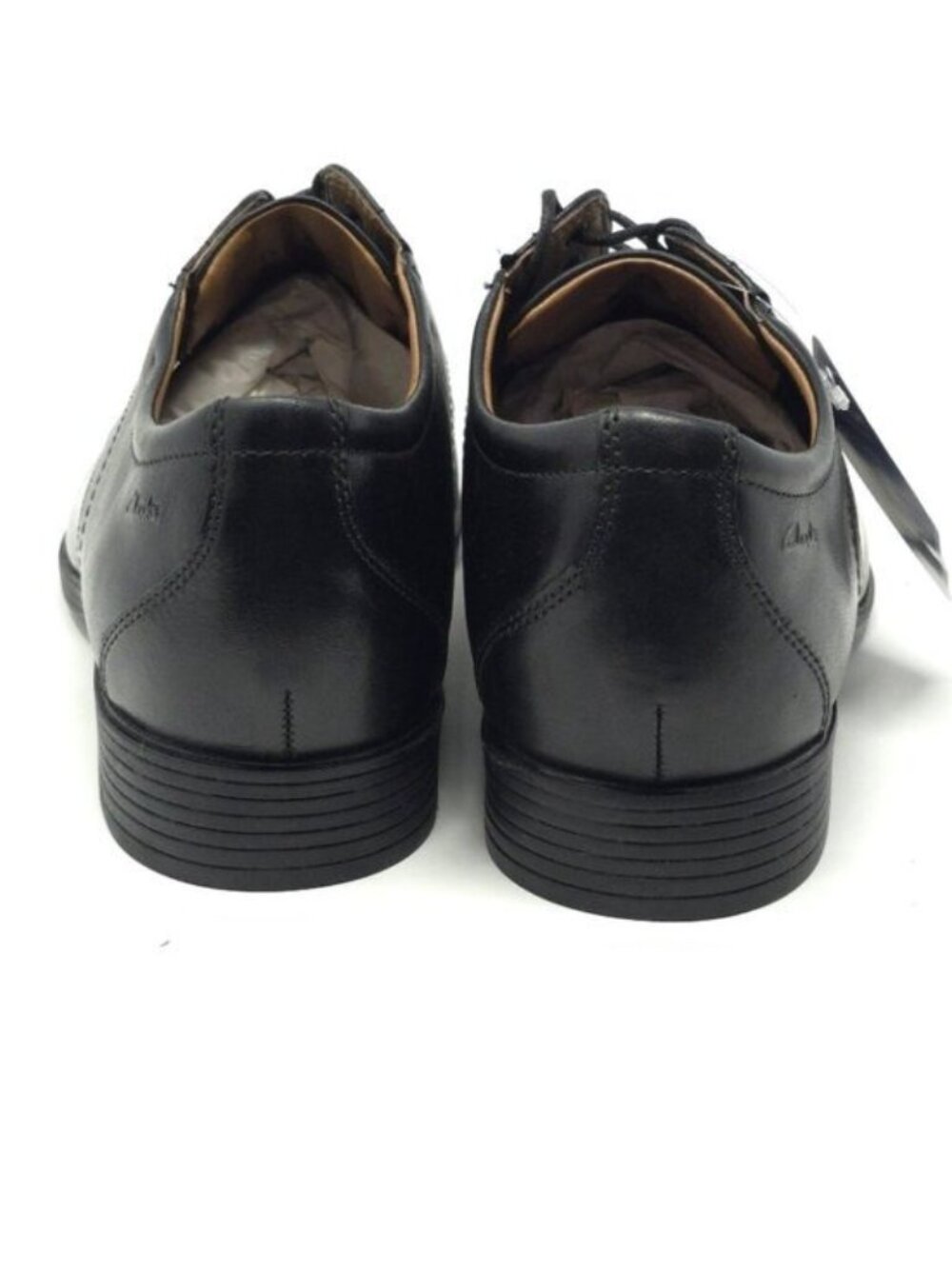 New Clarks Whiddon Pace Black Leather Oxford Men’s 12W - Picture 4 of 9